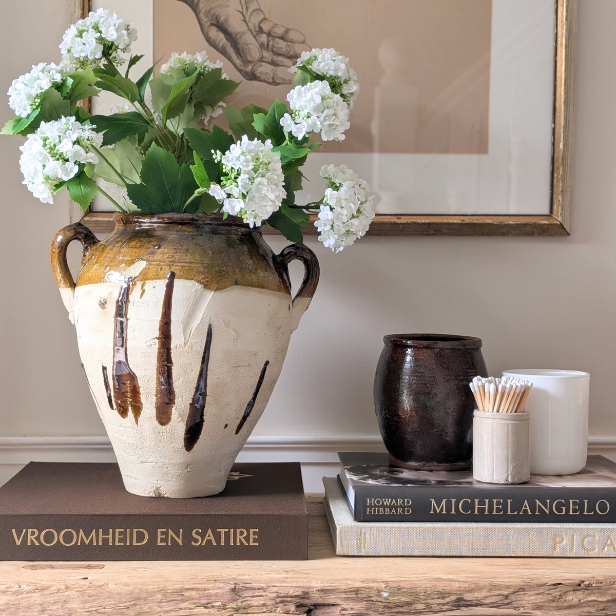 Small Brown French Pot