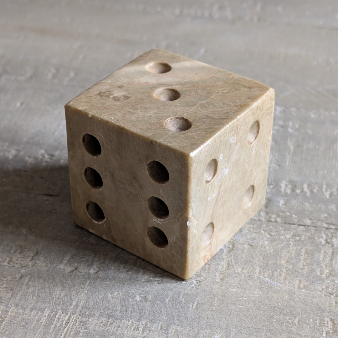 Stone Decorative Dice