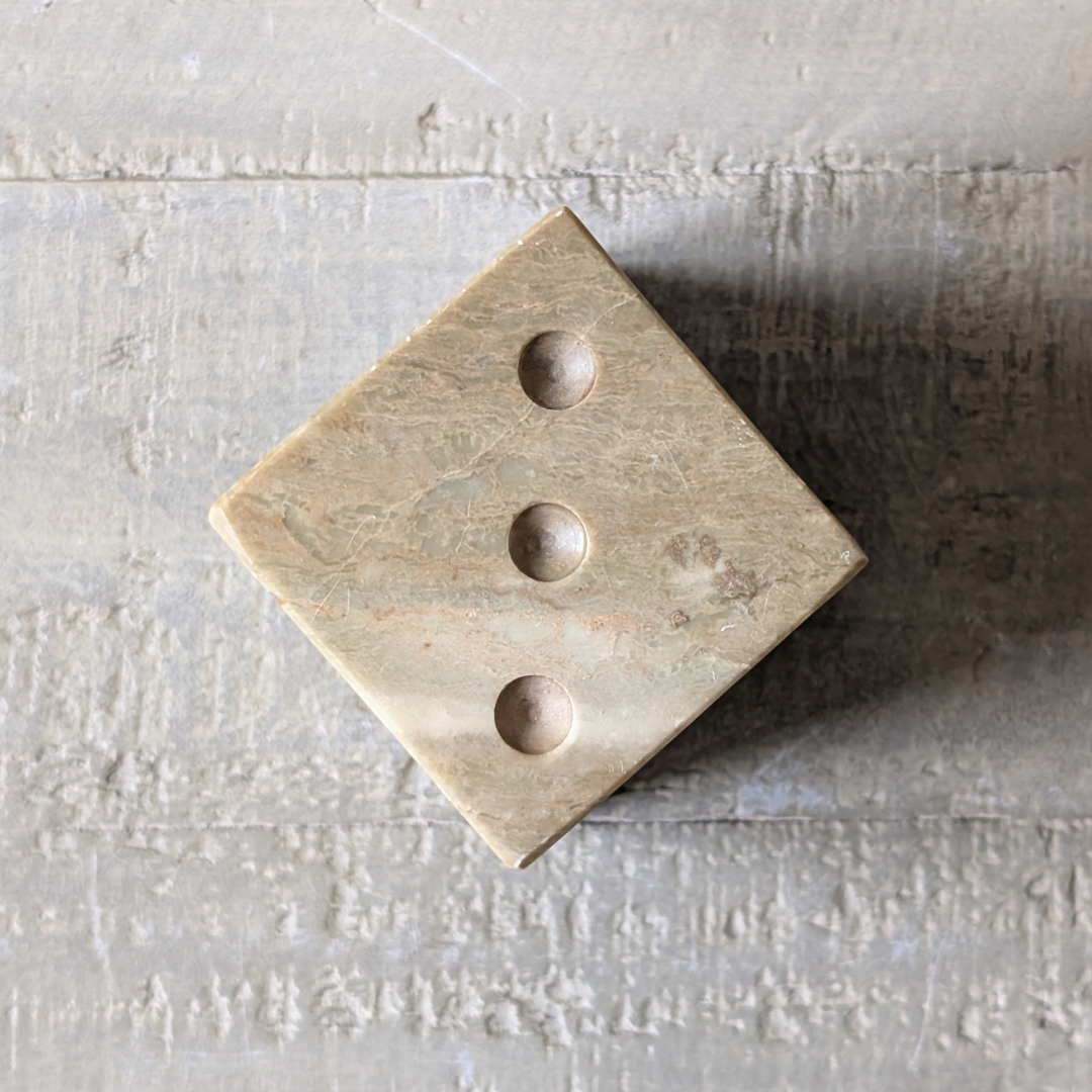 Stone Decorative Dice