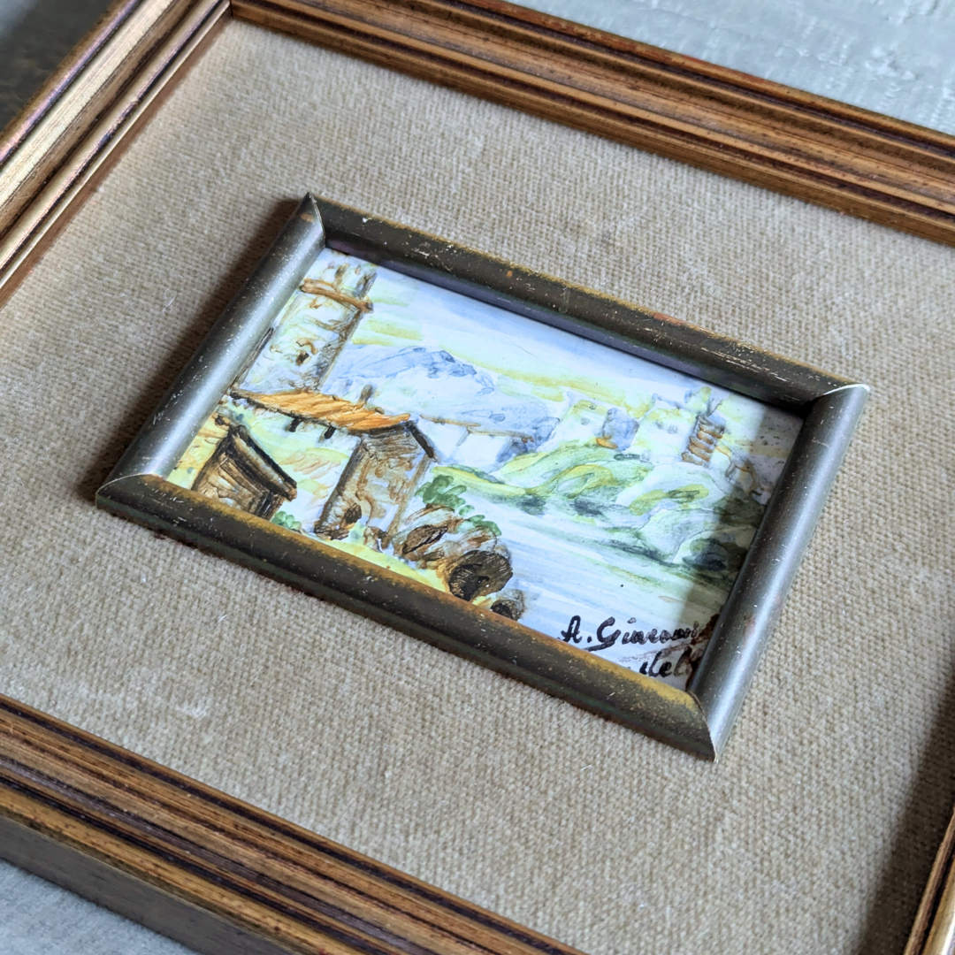 Italian Tile Framed Artwork