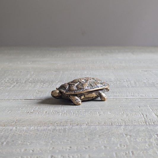 Vintage Brass Tortoise