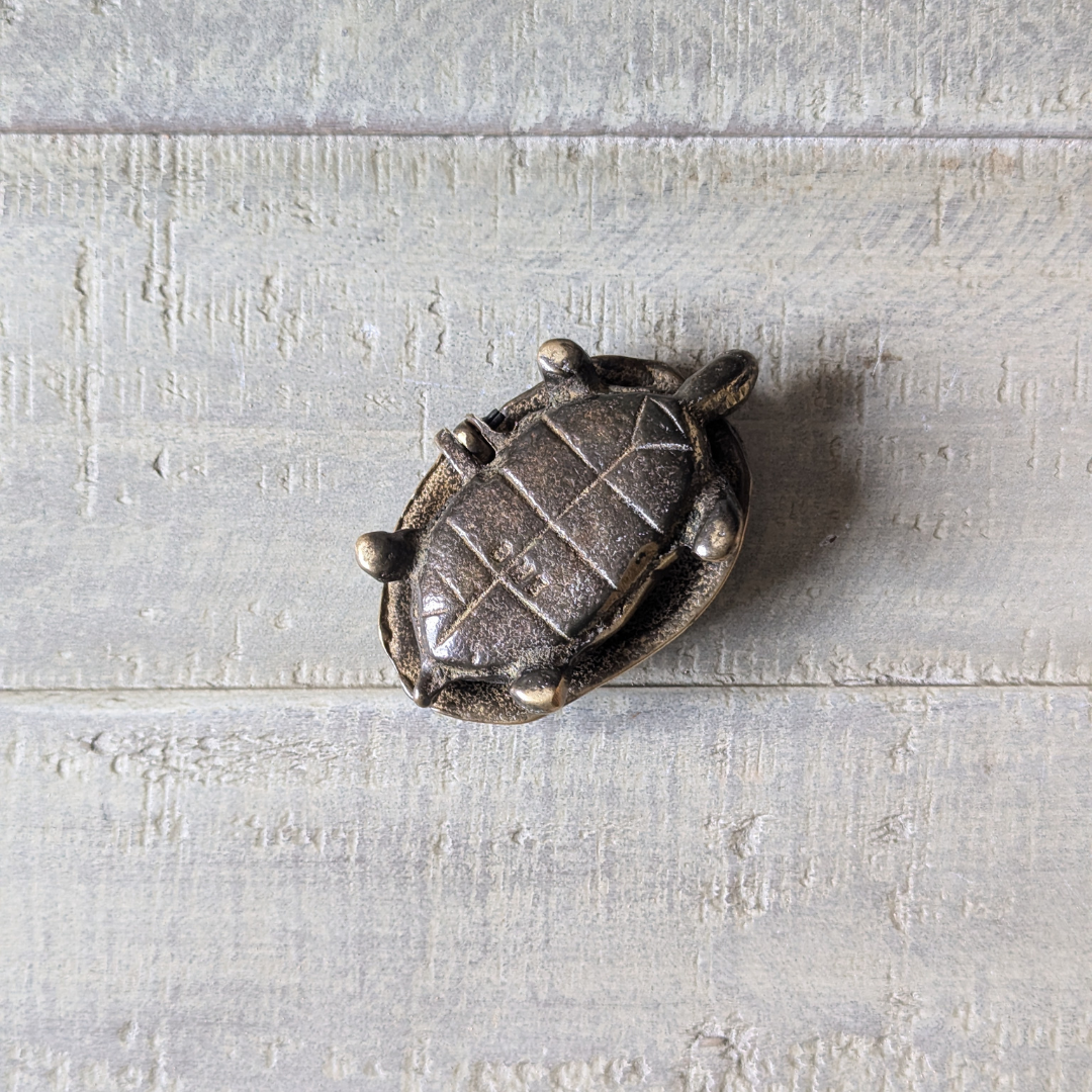 Vintage Brass Tortoise