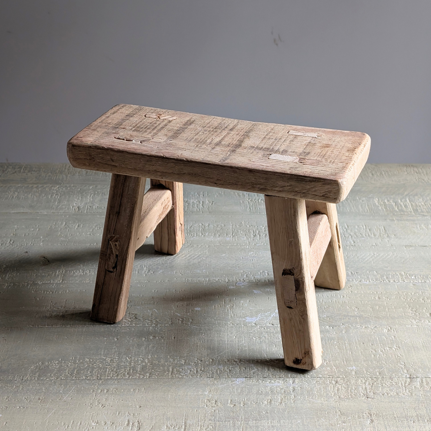 Reclaimed Wood Milking Stools