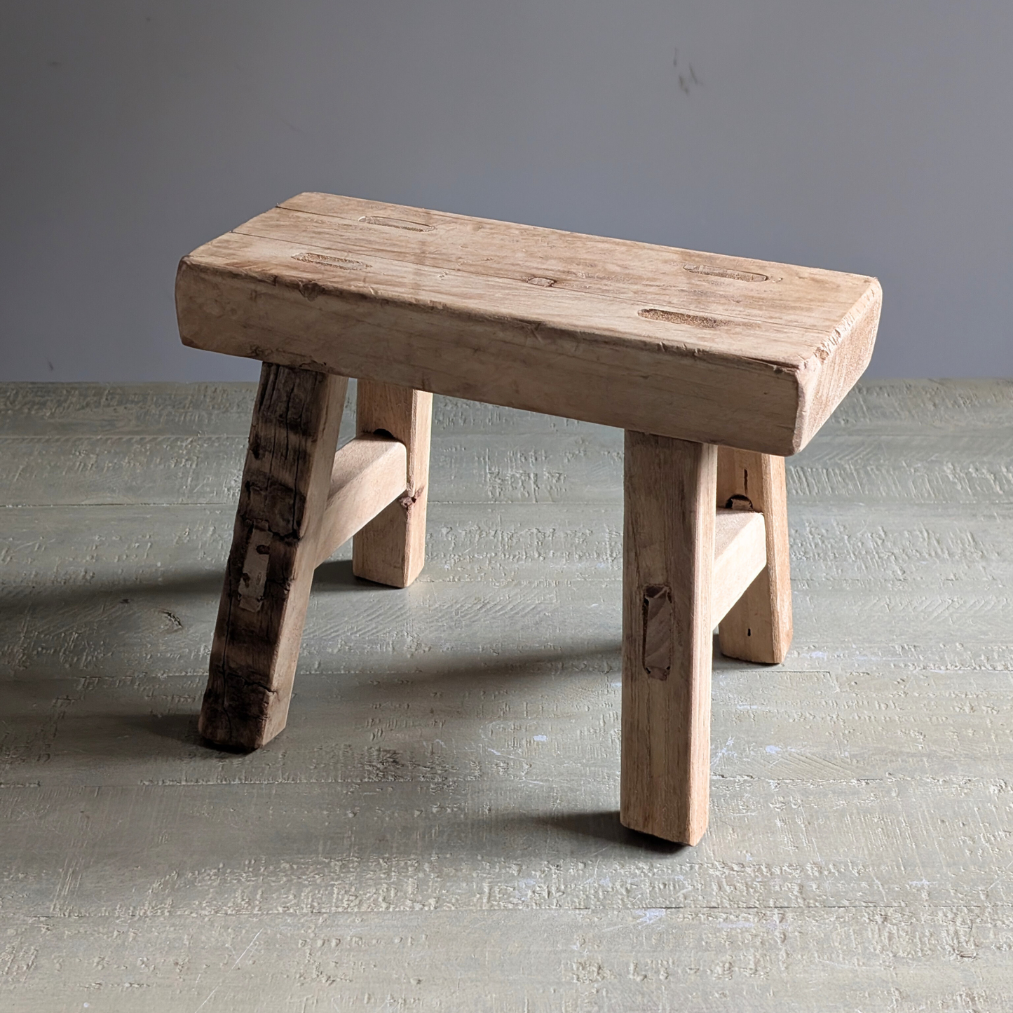 Reclaimed Wood Milking Stools