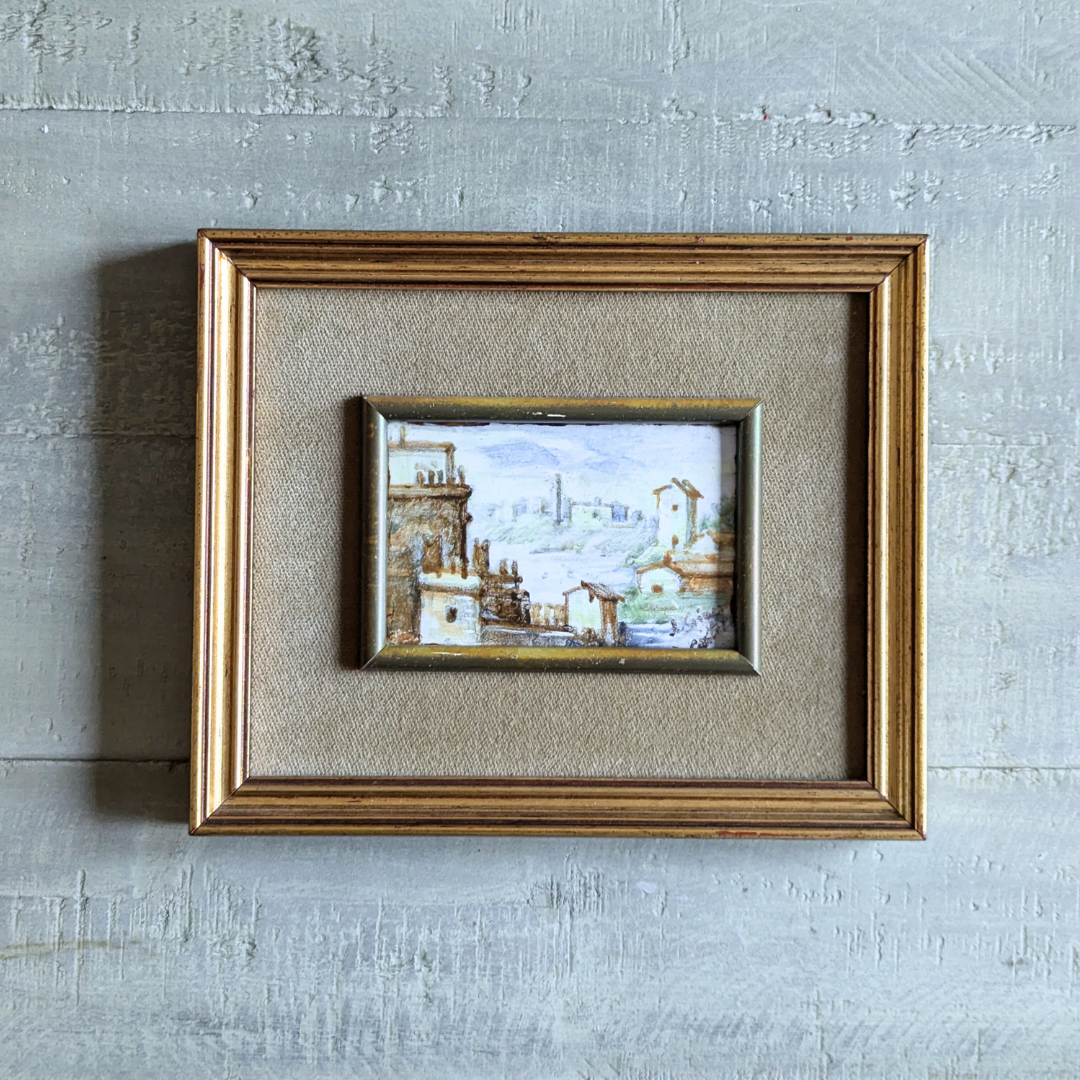 Italian Tile Framed Artwork