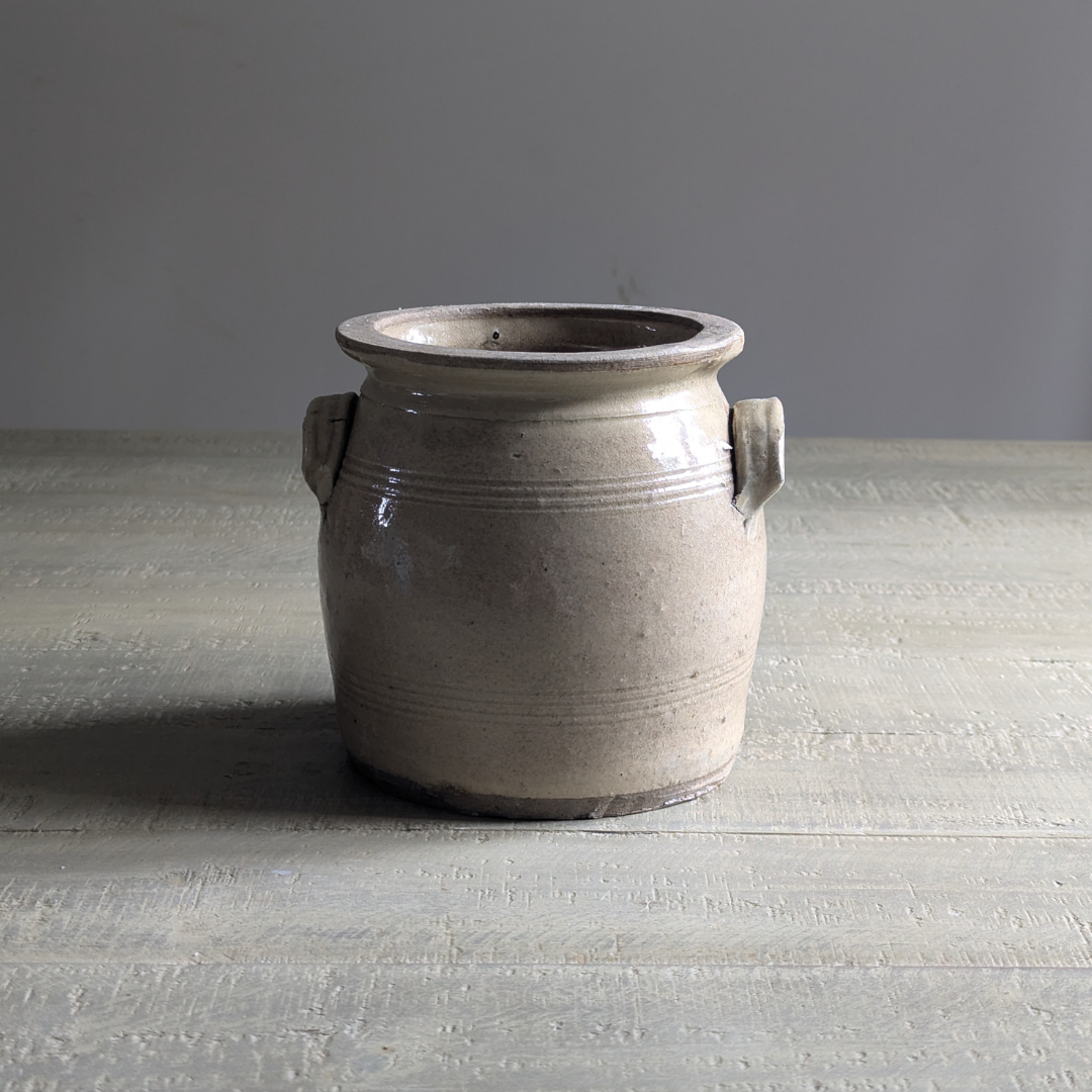 Small Pale Confit Pot