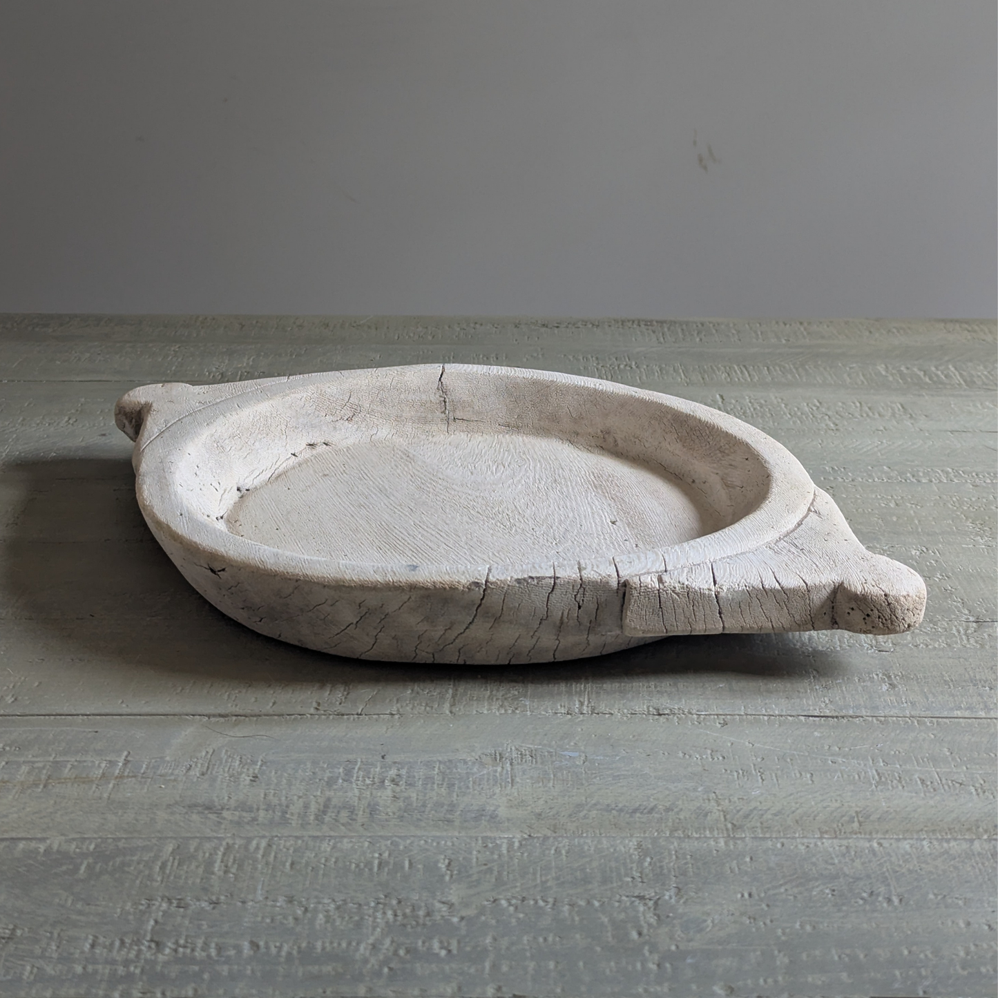 Pale Wooden Chapati Bowl