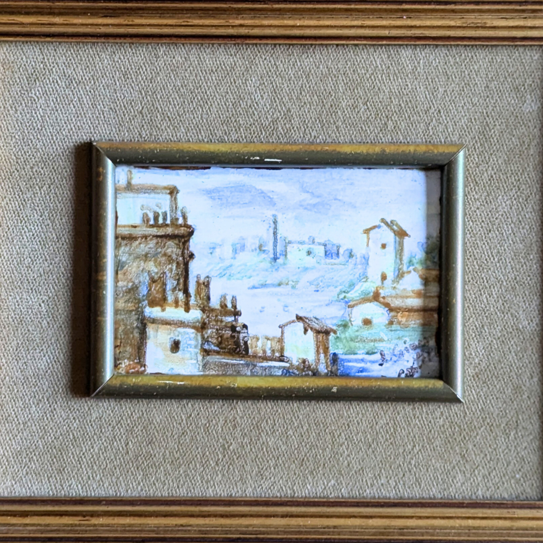 Italian Tile Framed Artwork