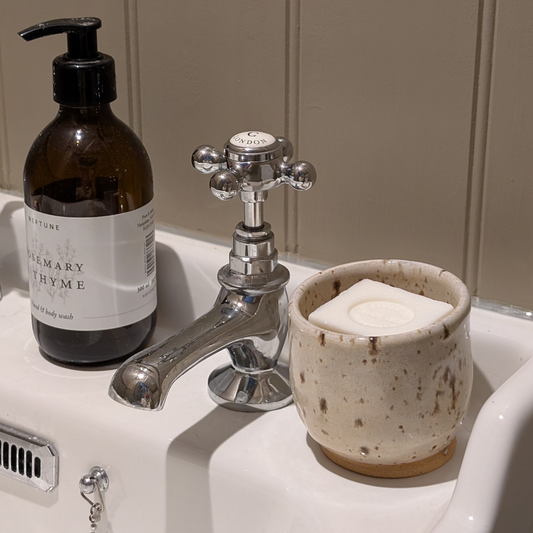 Speckled Soap Pot