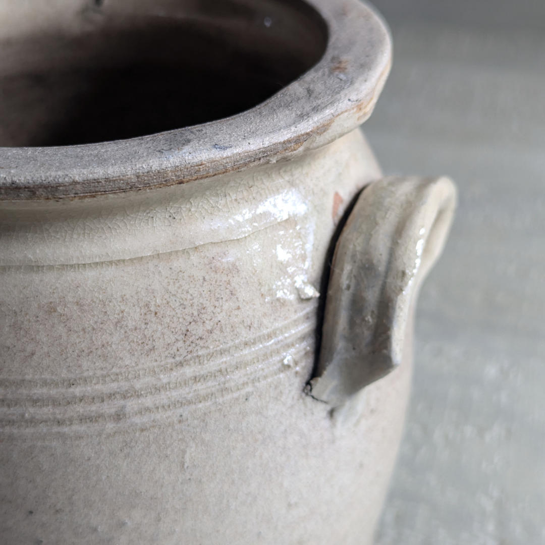 Small Pale Confit Pot