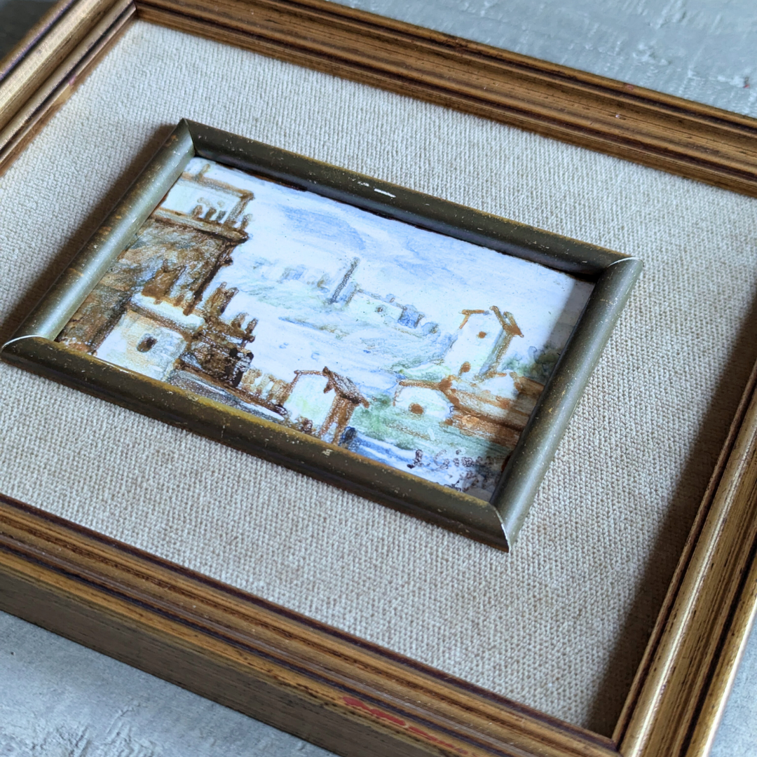 Italian Tile Framed Artwork