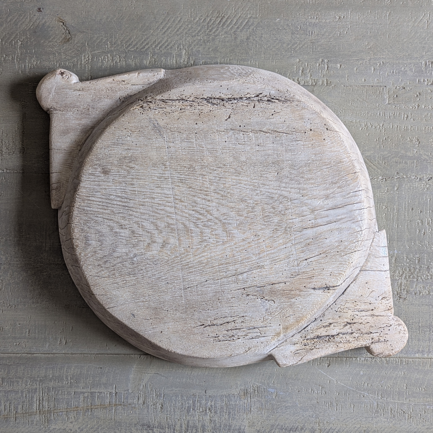Pale Wooden Chapati Bowl