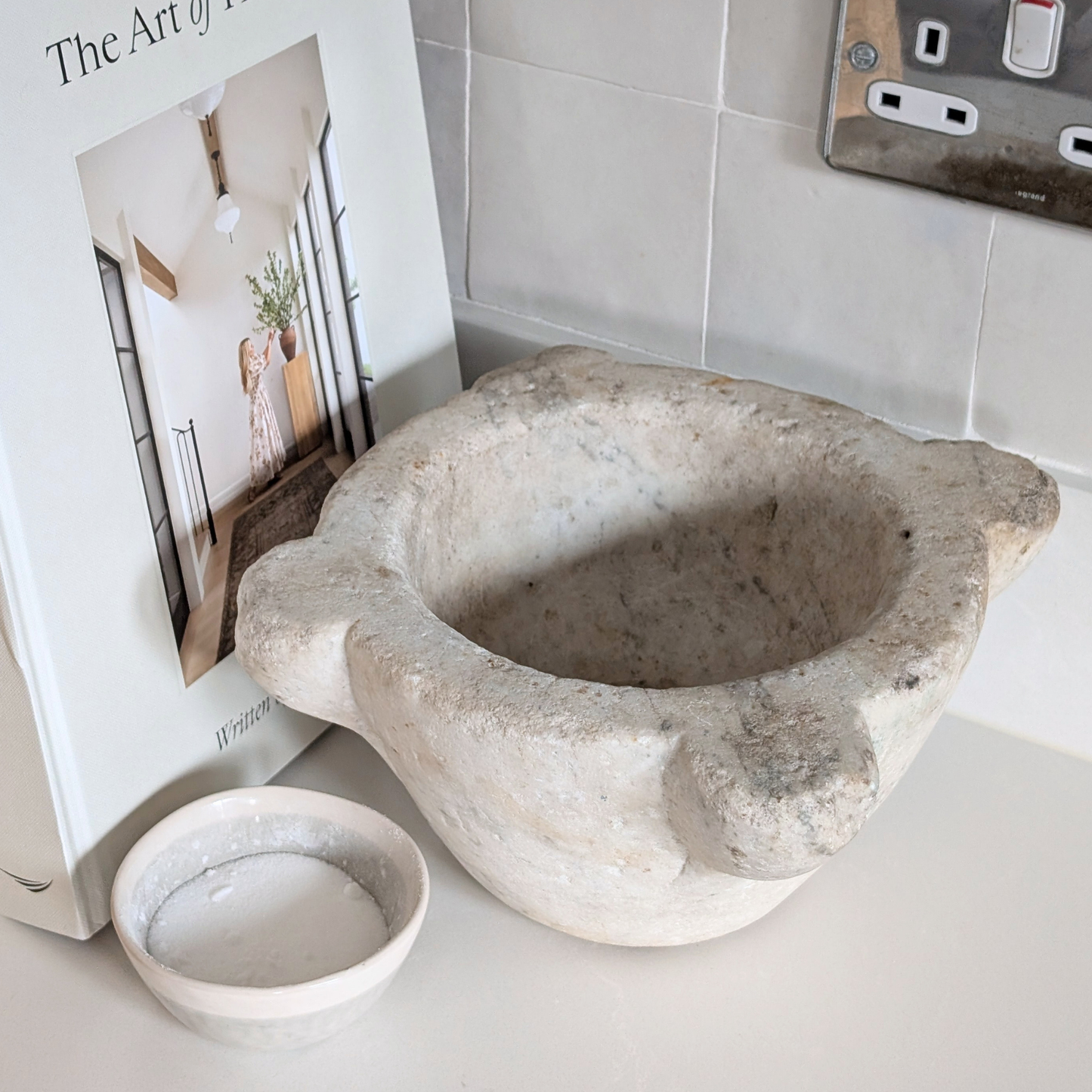 Large Marble Mortar