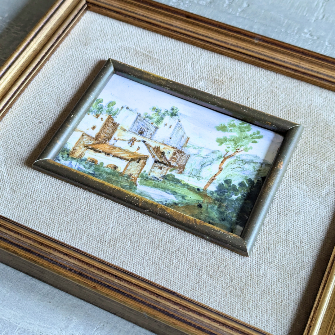 Italian Tile Framed Artwork