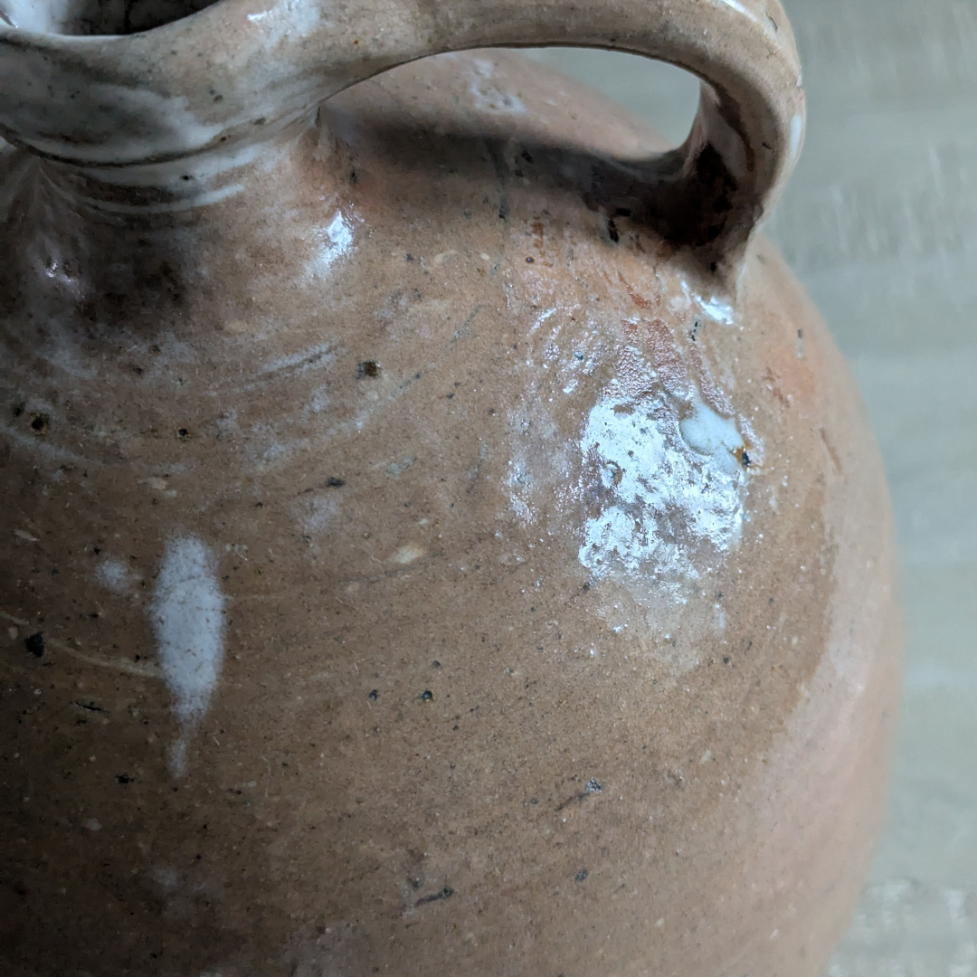 Large Brown Glaze French Jug