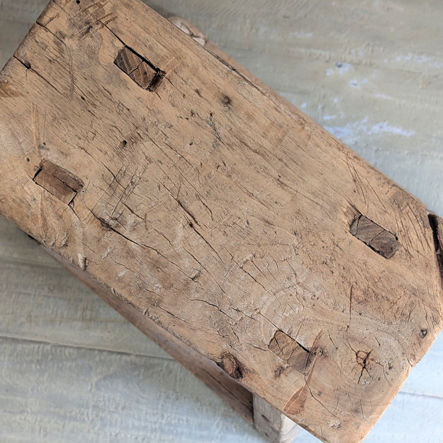 Large Reclaimed Milking Stool 3