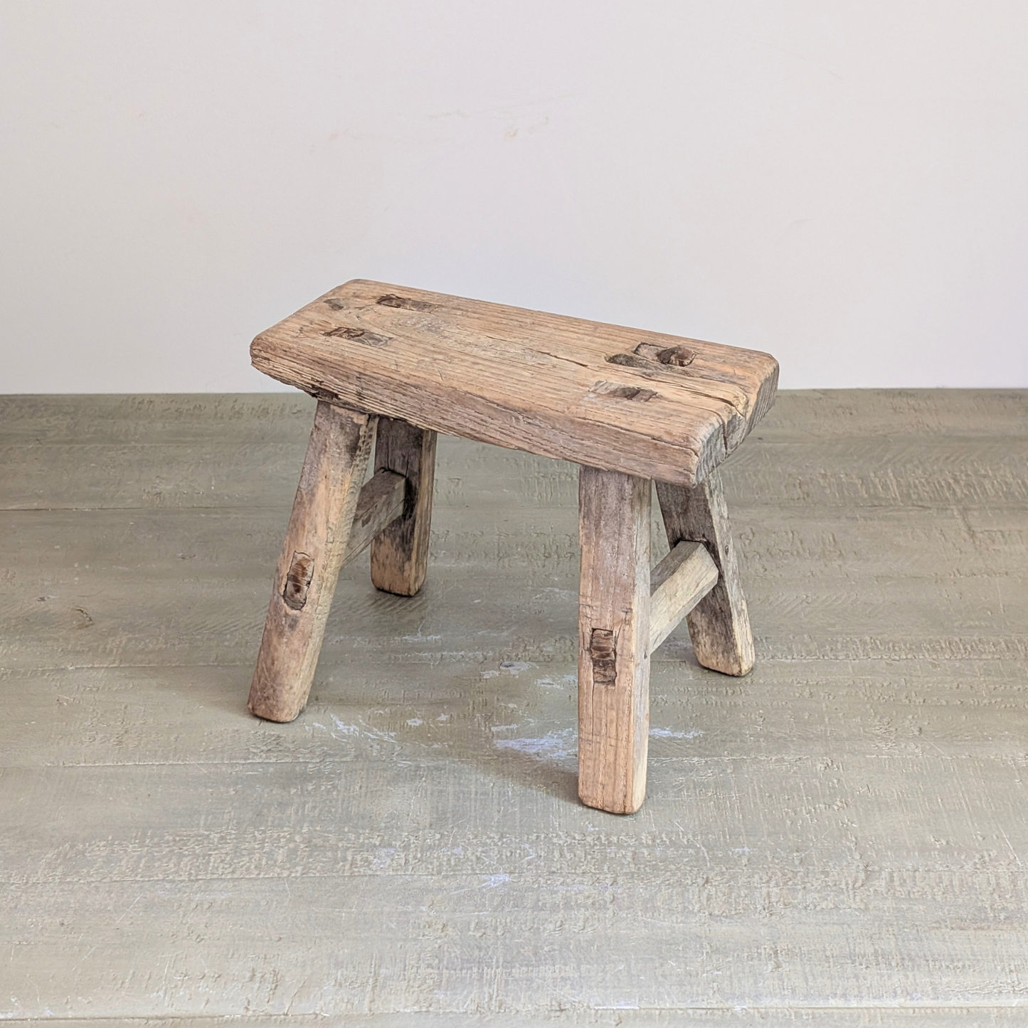 Reclaimed Wood Milking Stools