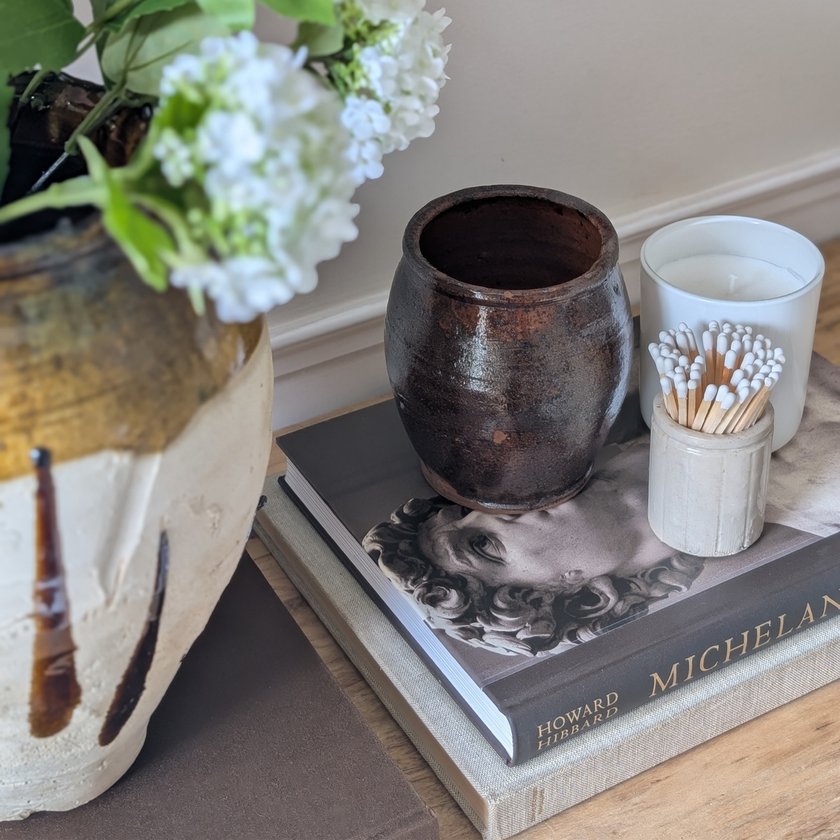 Small Brown French Pot