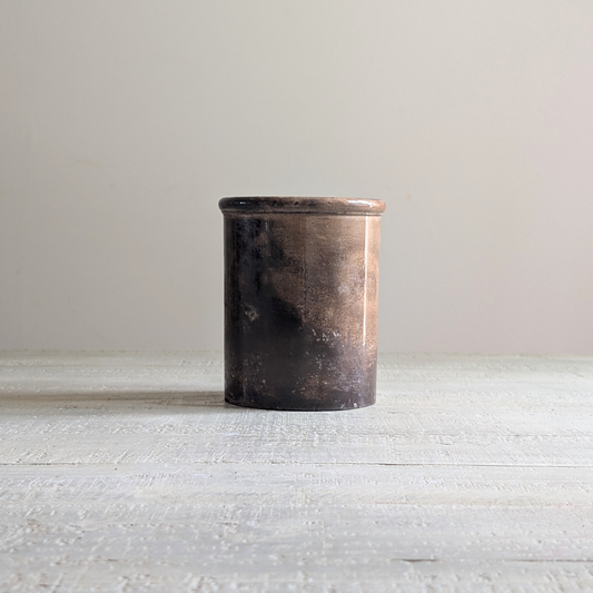 Brown Mottled Pot