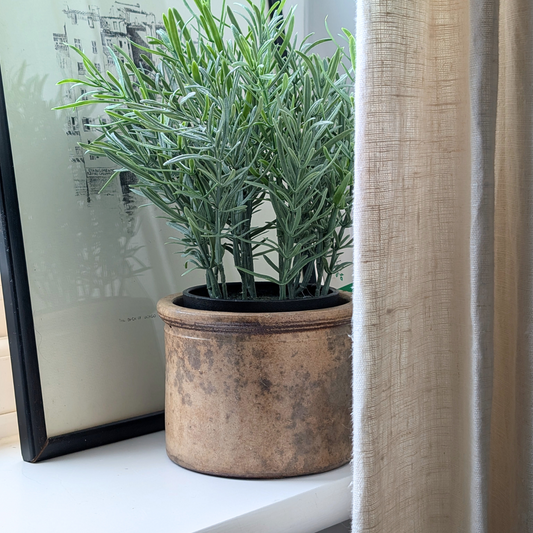 Brown Mottled Pot 1