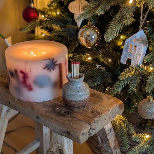 Speckled Studio Pottery Bud Vase