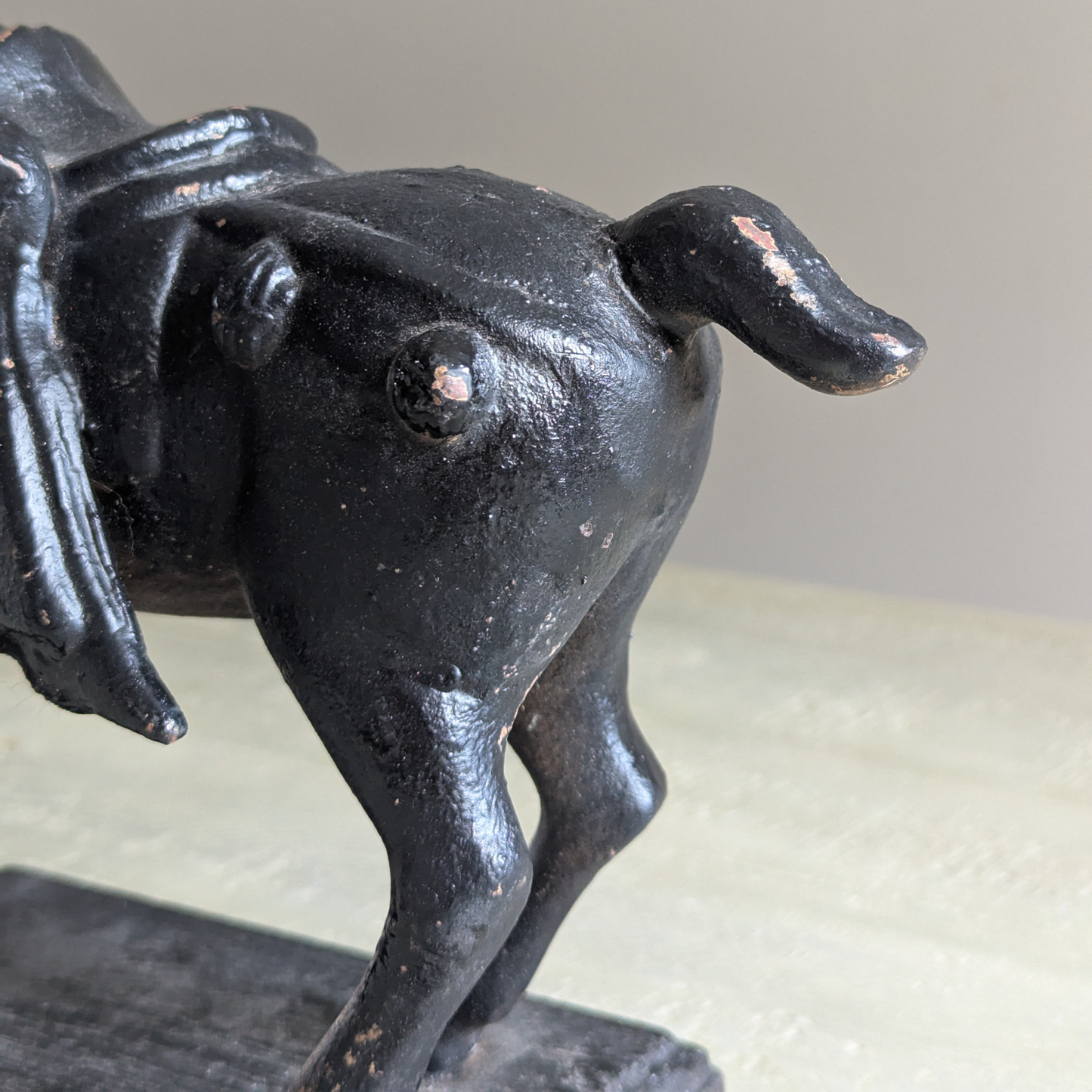 Cast-Iron Horse on Stand