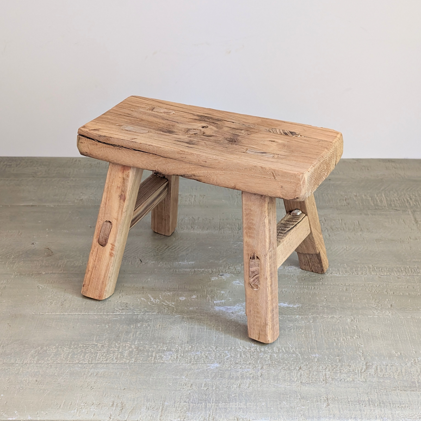 Reclaimed Wood Milking Stools