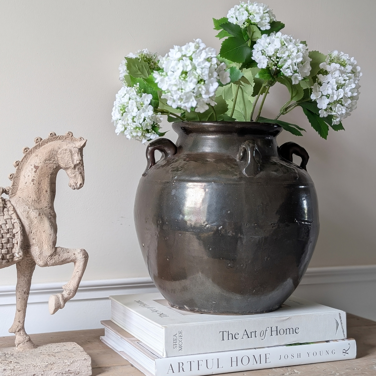 Chinese Handled Wine Jar