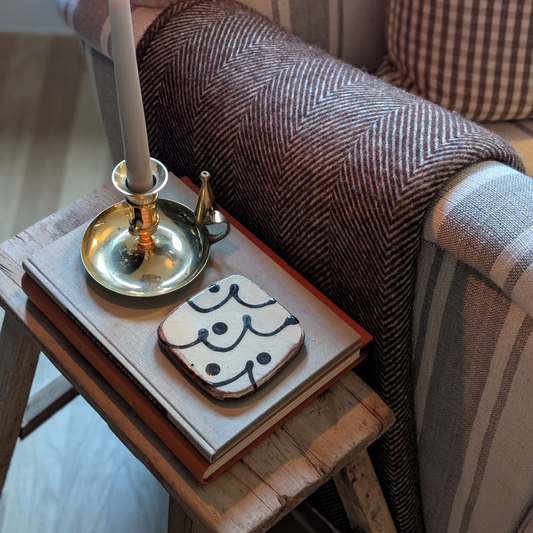 Brass Candle Holder with Snuffer