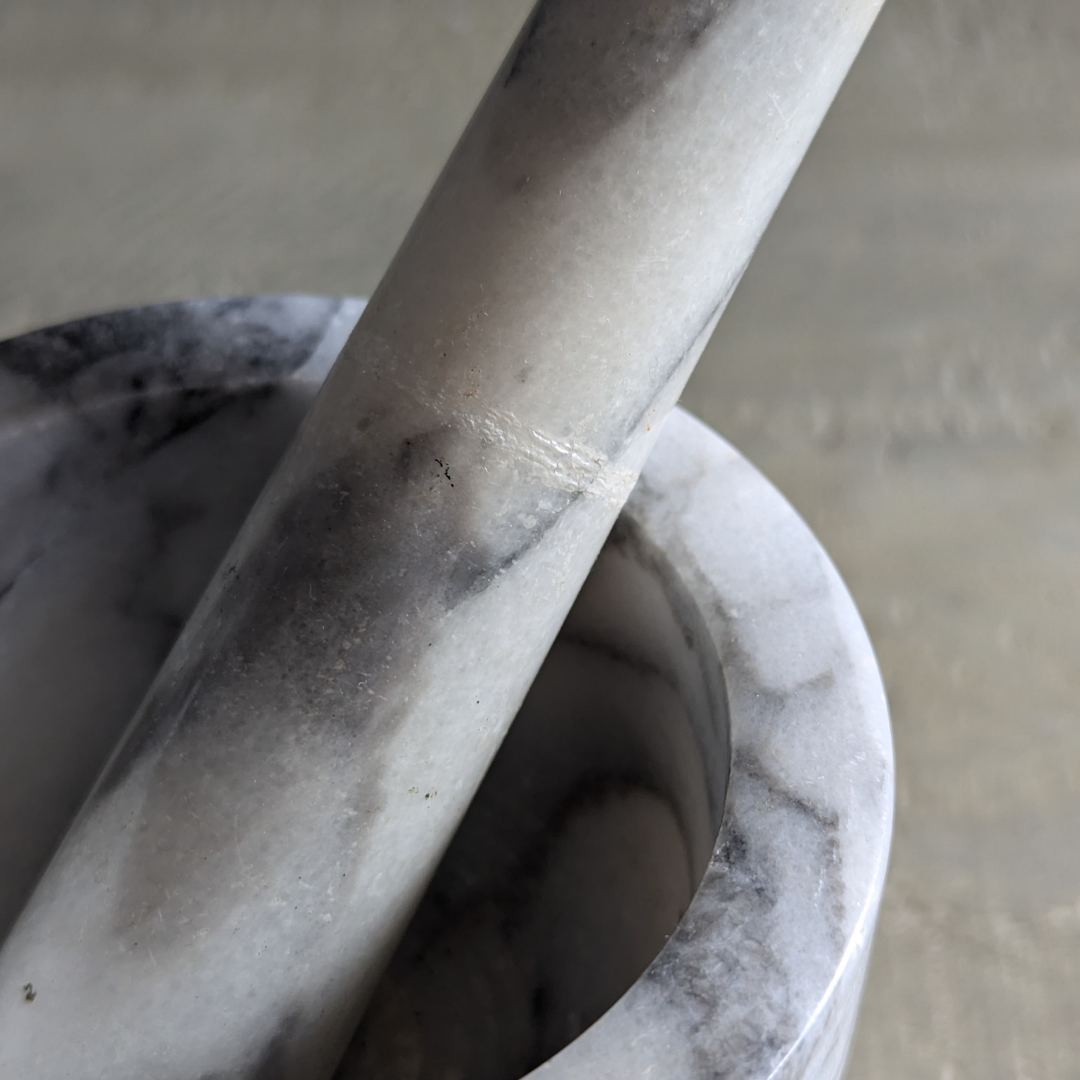 Marble Pestle & Mortar