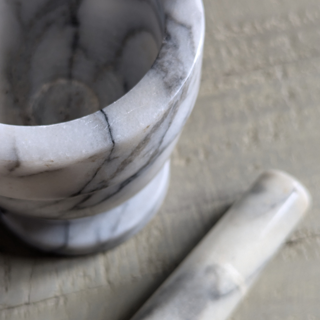 Marble Pestle & Mortar