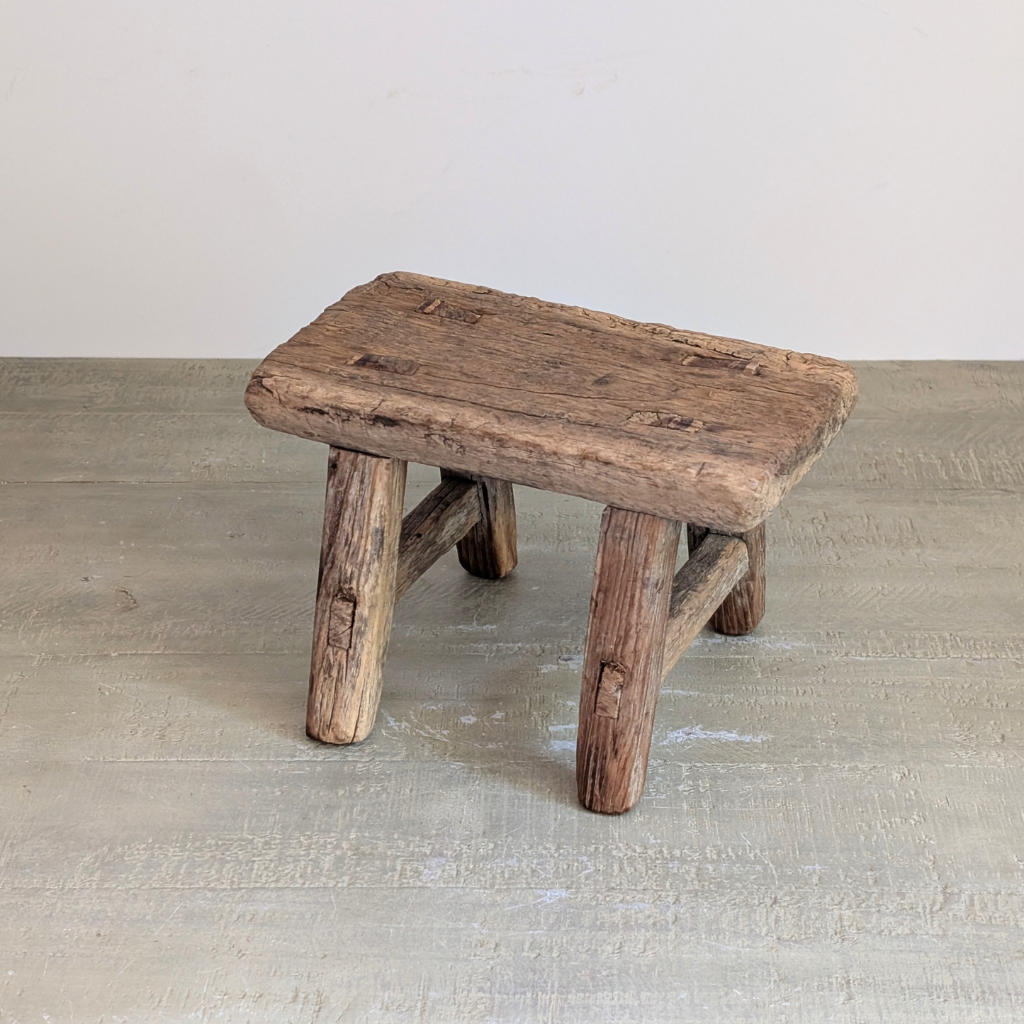 Reclaimed Wood Milking Stools