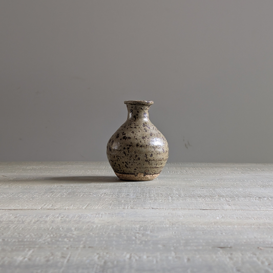 Studio Pottery Speckled Bud Vase