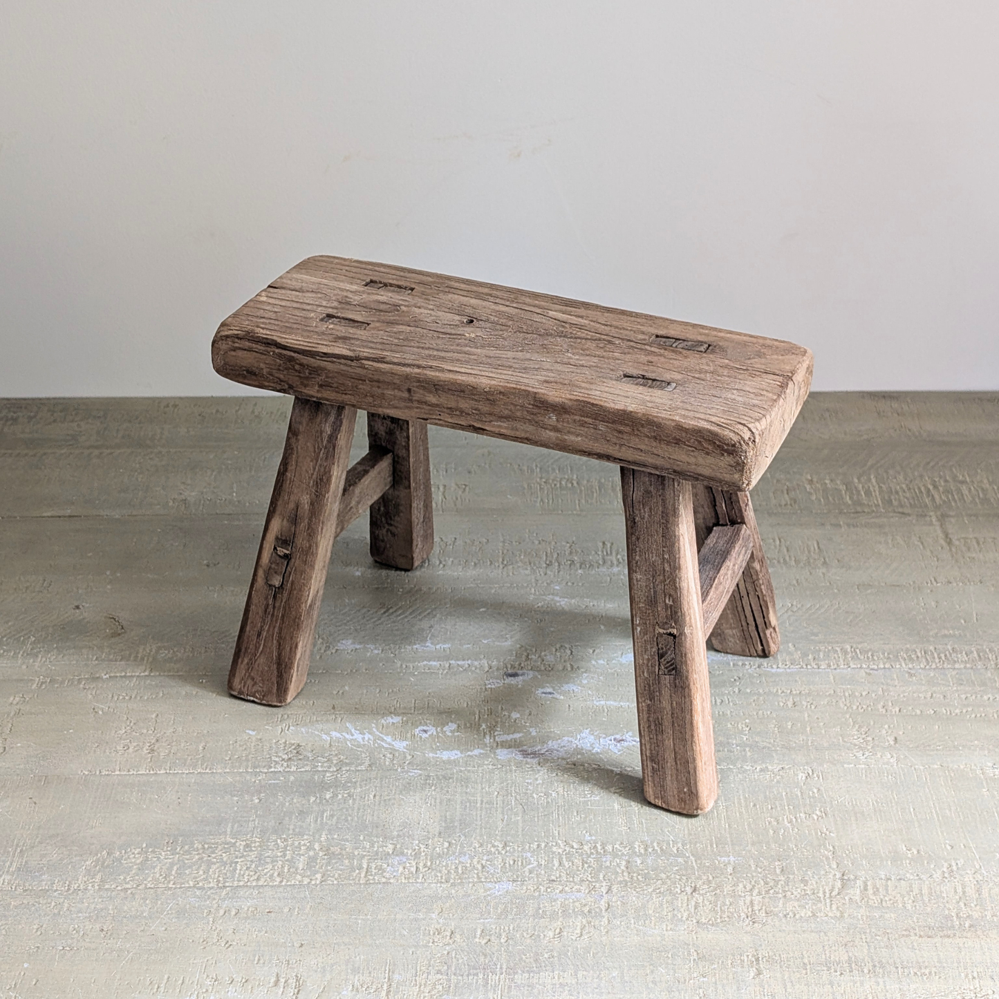 Reclaimed Wood Milking Stools
