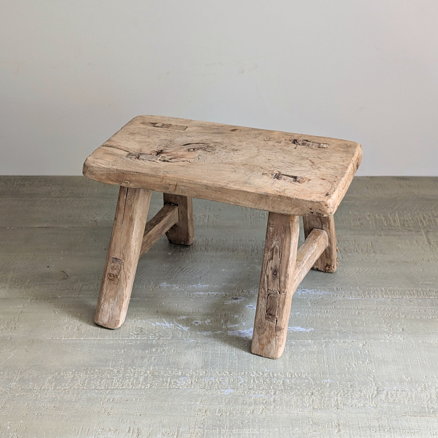 Reclaimed Wood Milking Stools