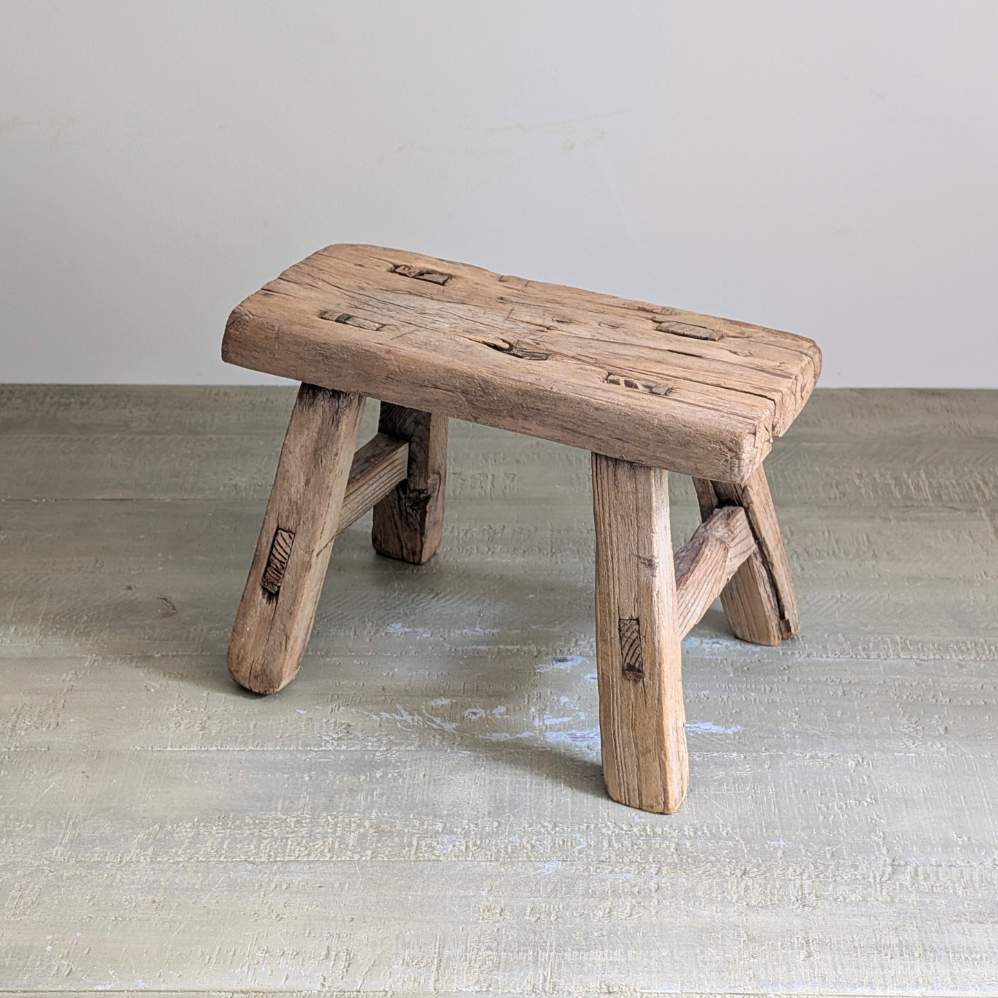 Reclaimed Wood Milking Stools