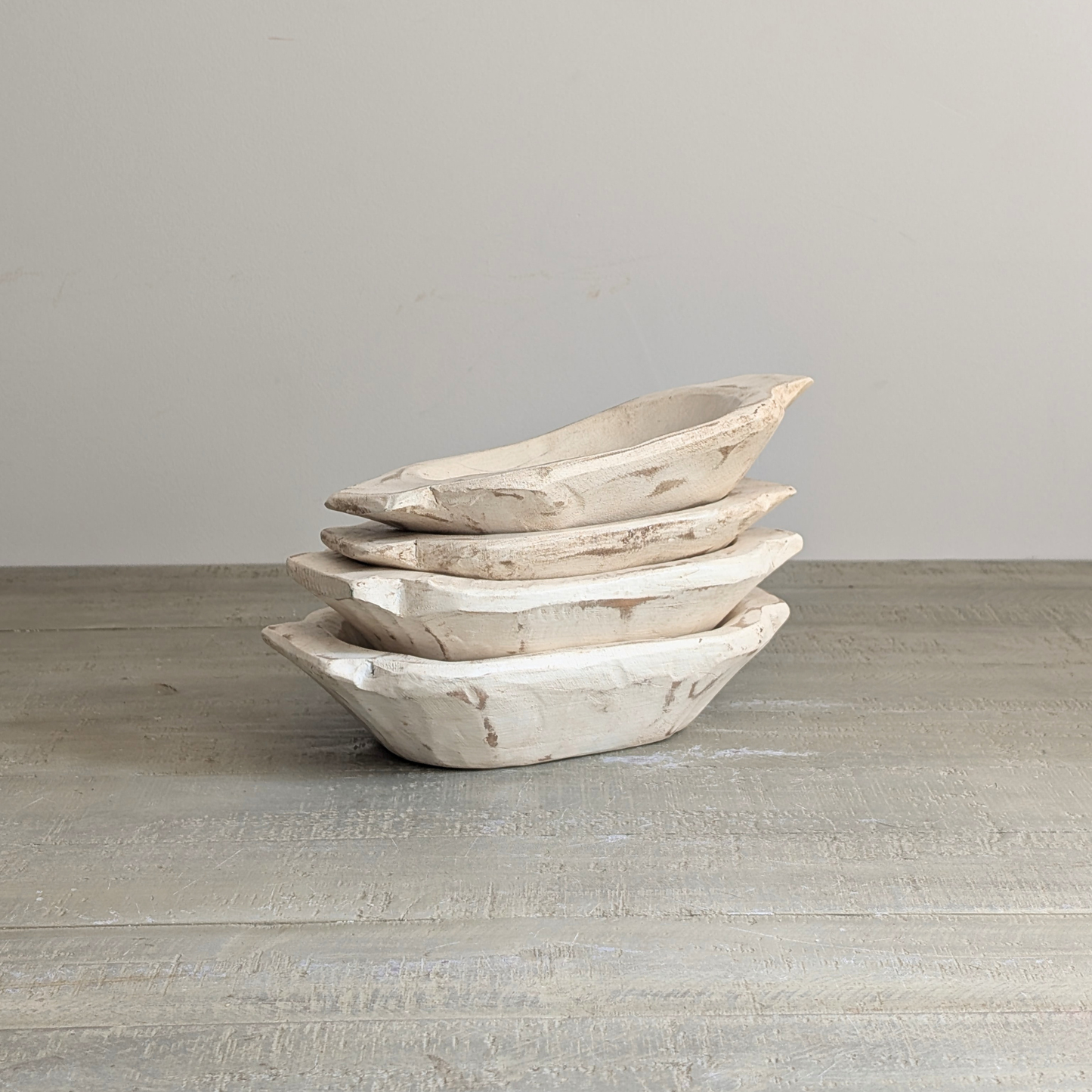 XS Whitewashed Dough Bowls