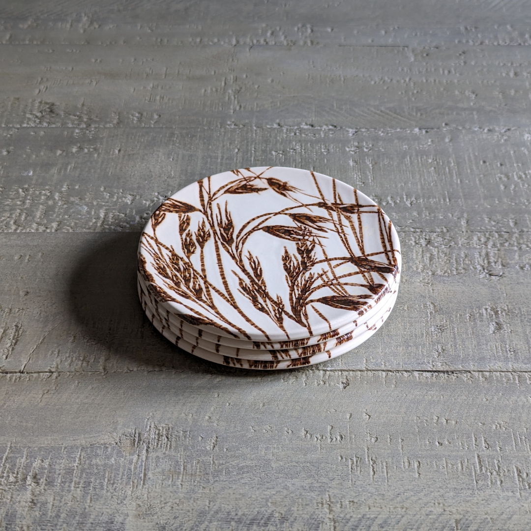 Set of 4 Tiny Oat Plates