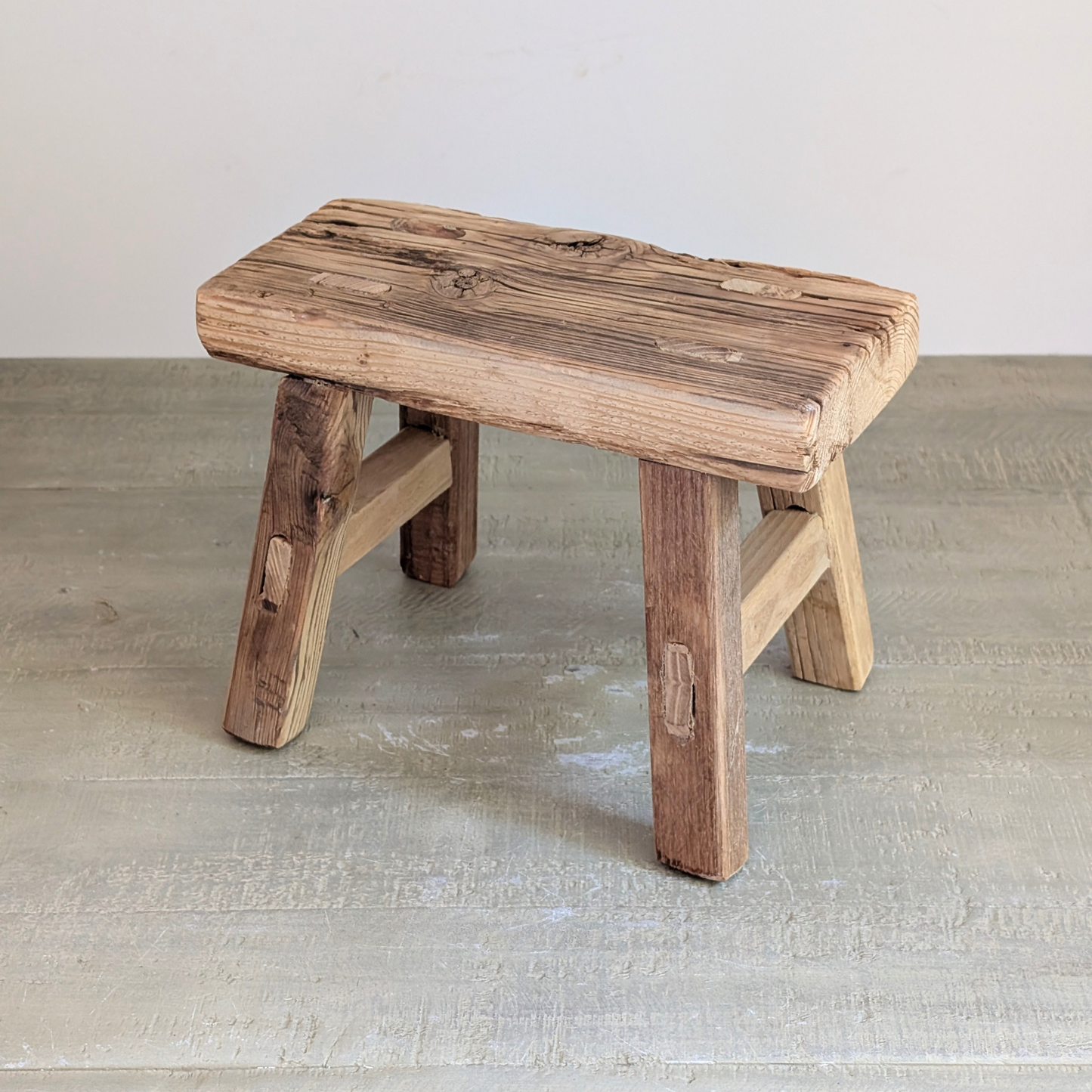 Reclaimed Wood Milking Stools