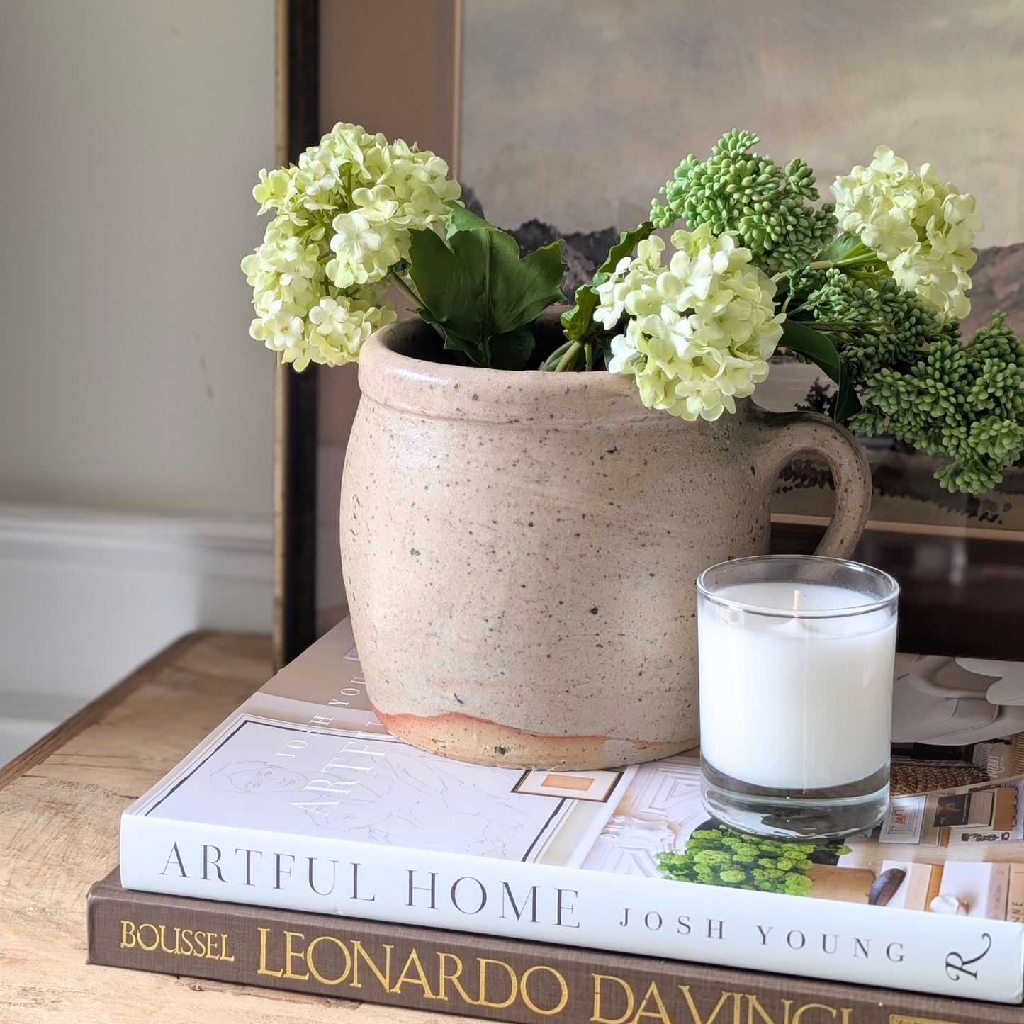 Cream Single Handle Pot 2