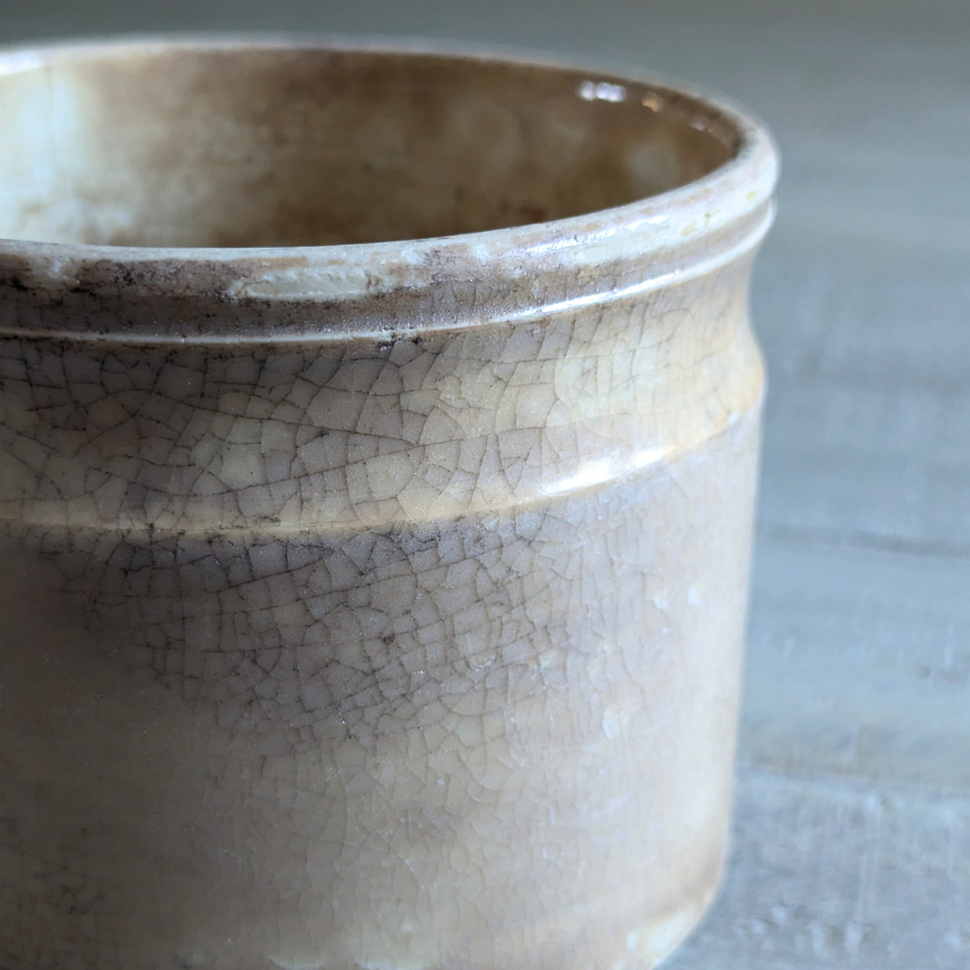 Medium Brown French Mottled Pot