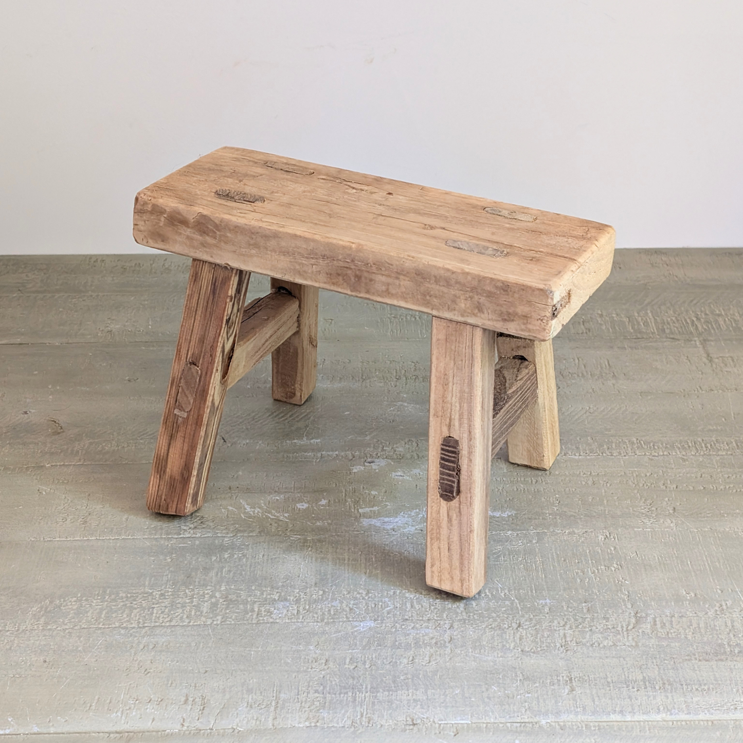 Reclaimed Wood Milking Stools