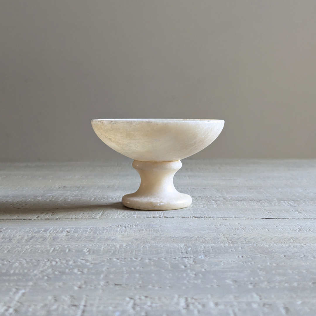 Marble Pedestal Dish