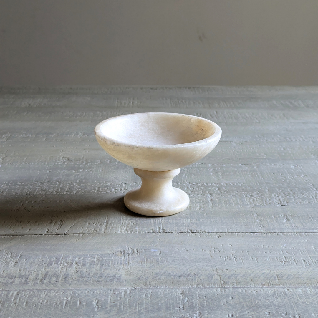 Marble Pedestal Dish