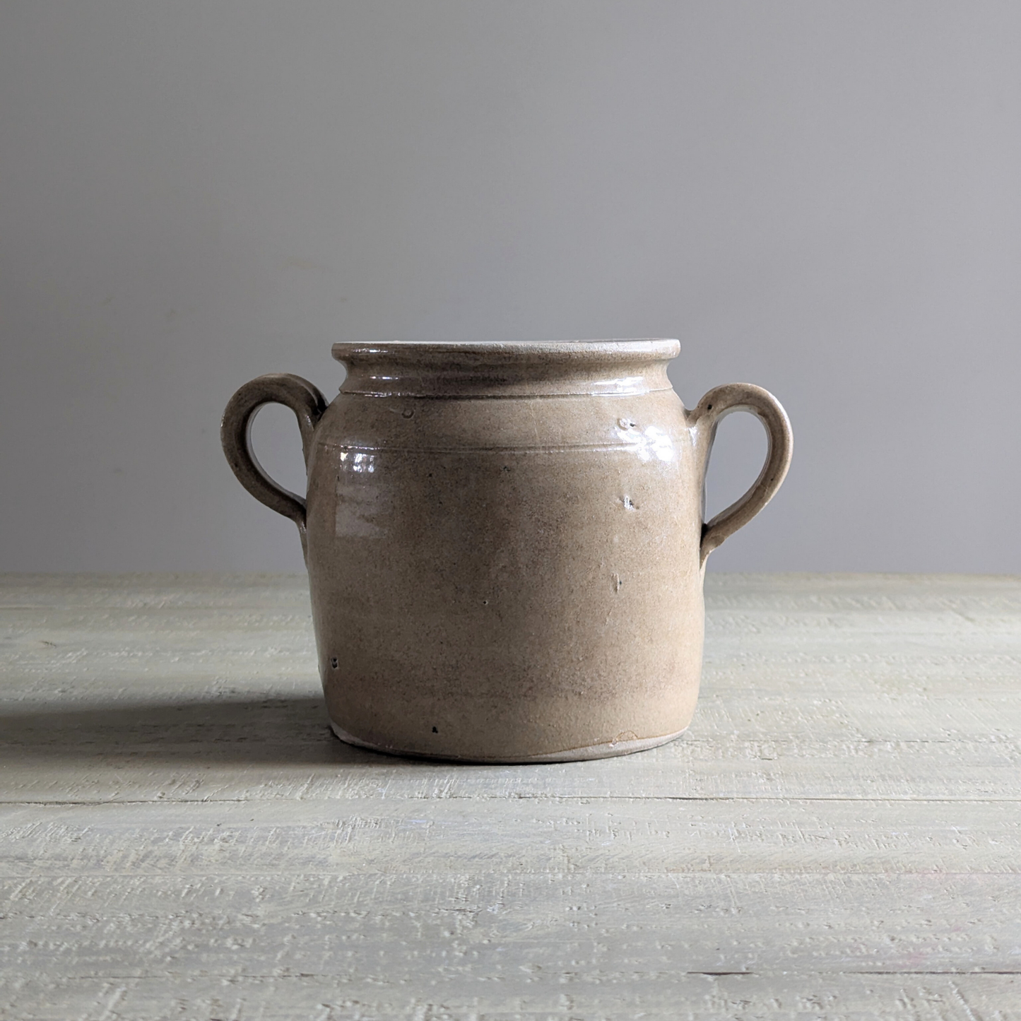 Medium Loop Handled Confit Pot 1