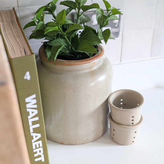 Large French Cream Pot 2
