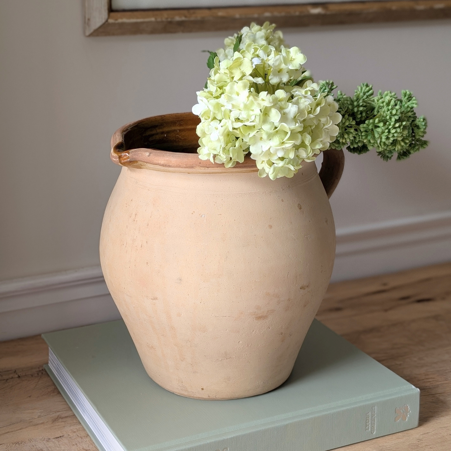 Large French Terracotta Pitcher