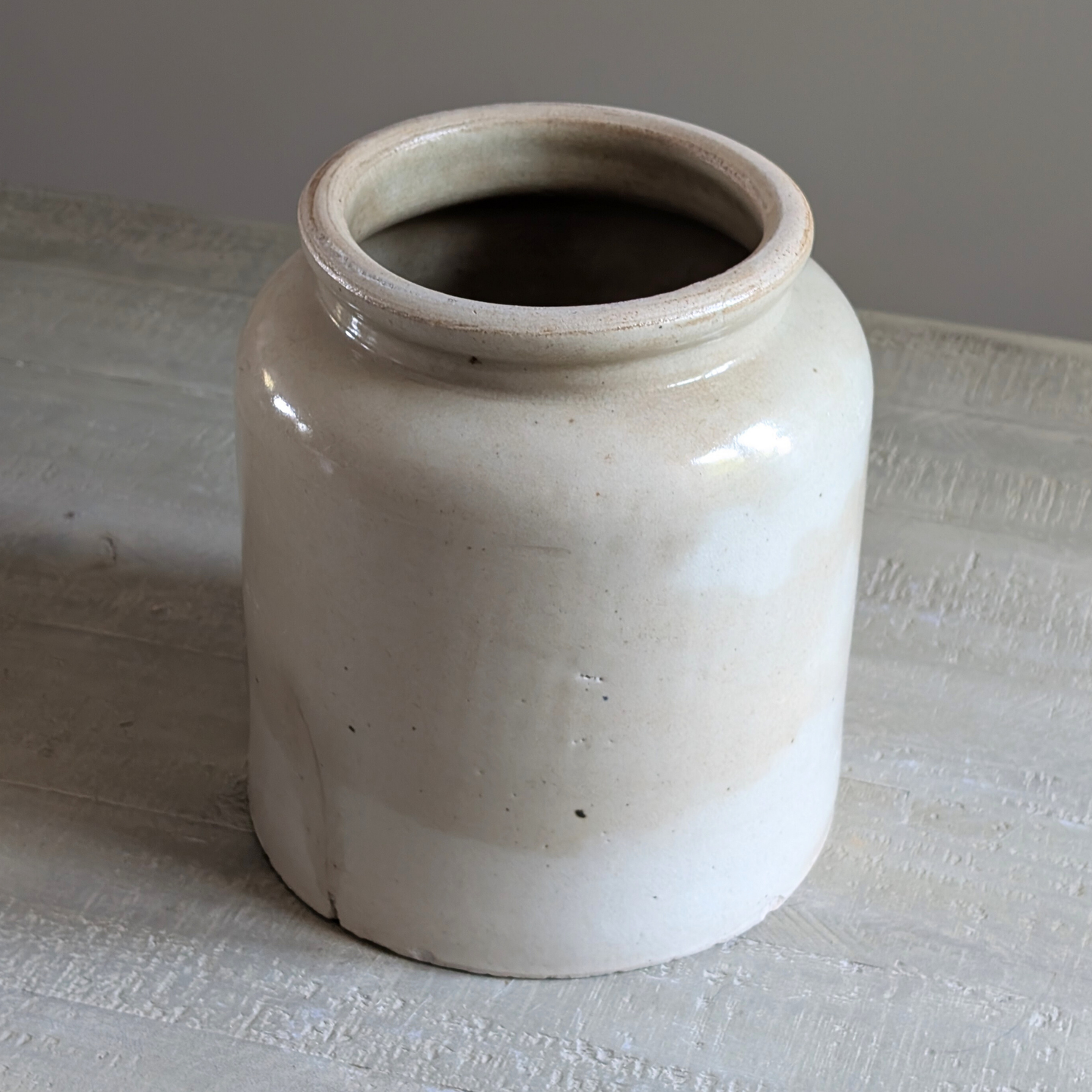 Large French Cream Pot