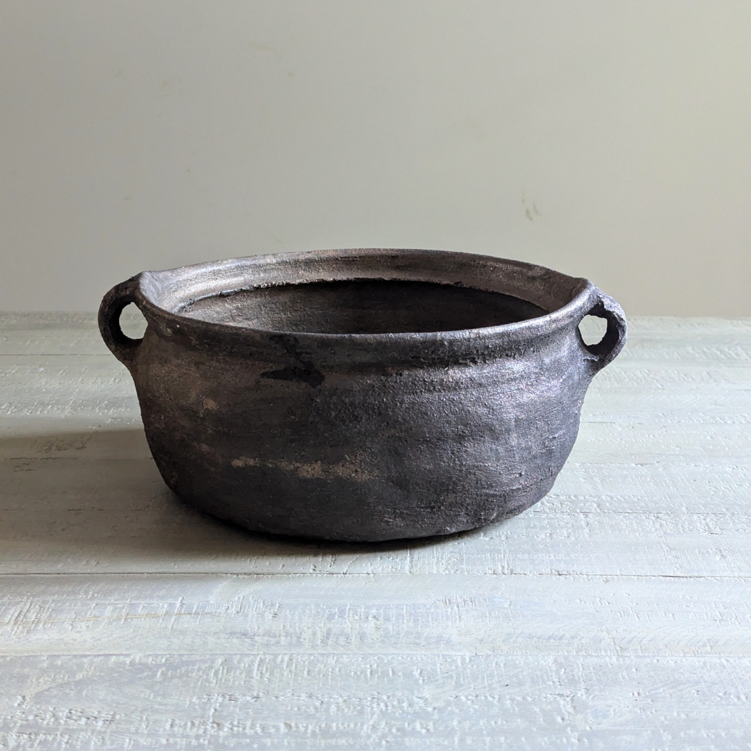 Dark Vintage Clay Pot