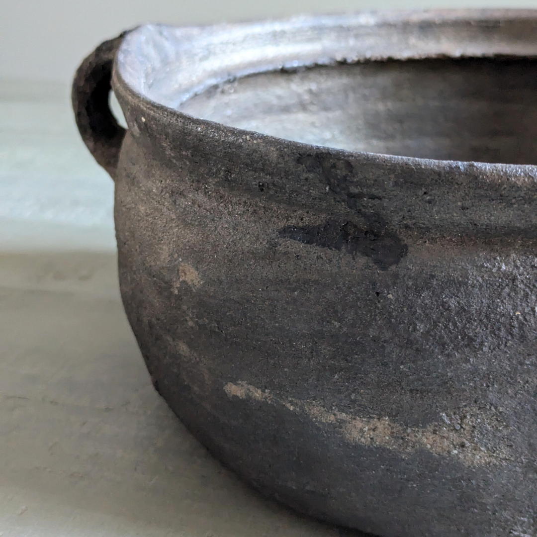 Dark Vintage Clay Pot